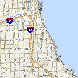 road map of chicago